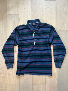 Vintage Burberry rugby polo